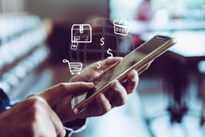 woman hand using smartphone do online selling for people shopping online in black friday