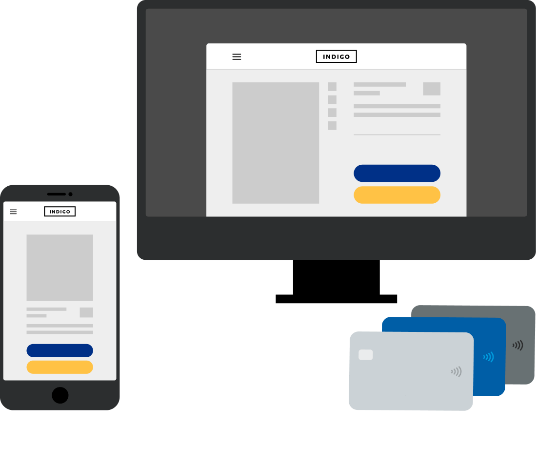 PayPal Checkout、QRコード、電子請求書など、ペイパルを使用したさまざまな決済の受取方法を表すイラスト