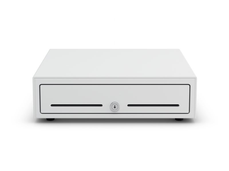 White cash drawer